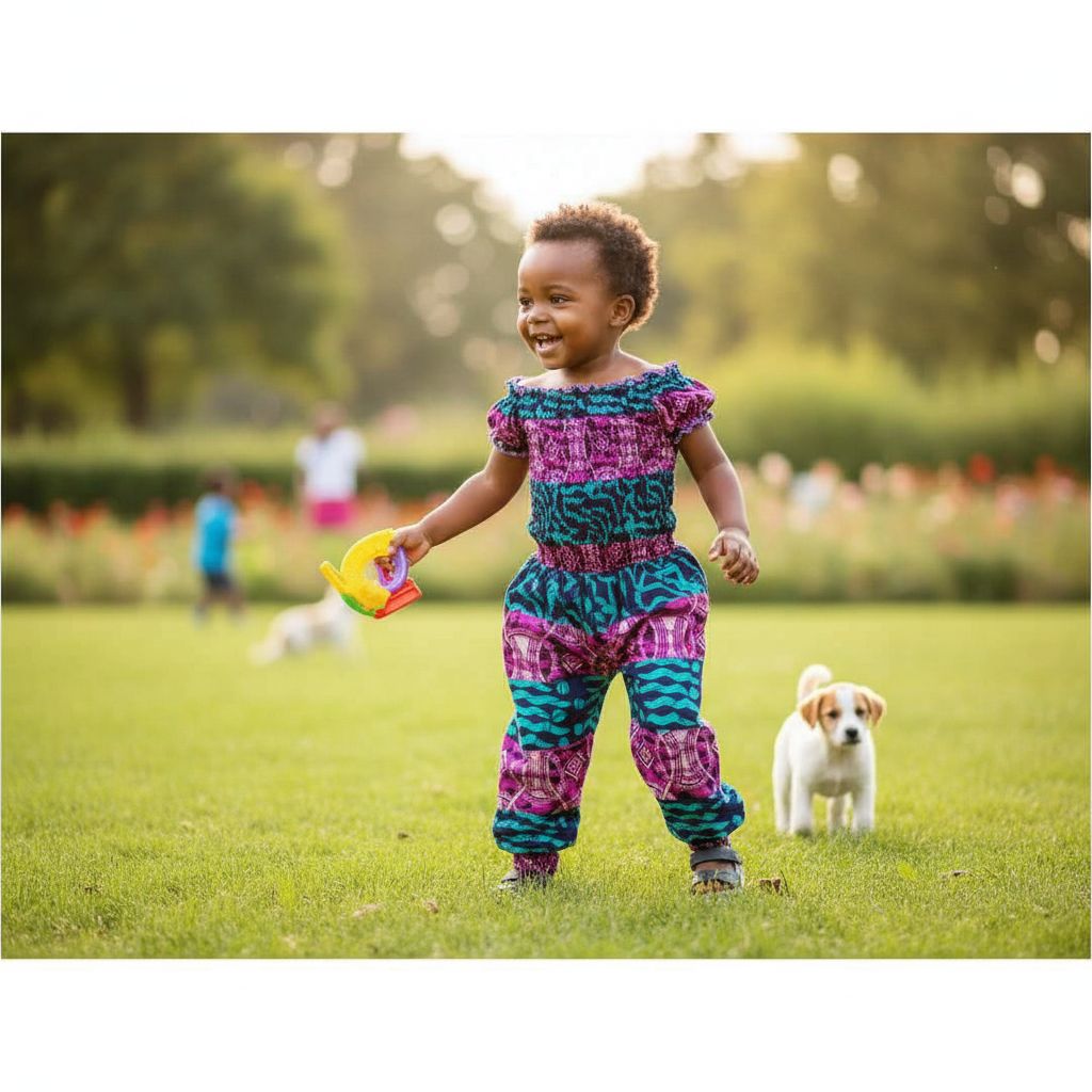 Combinaison enfant wax 4 ans colorée en coton élastiqué