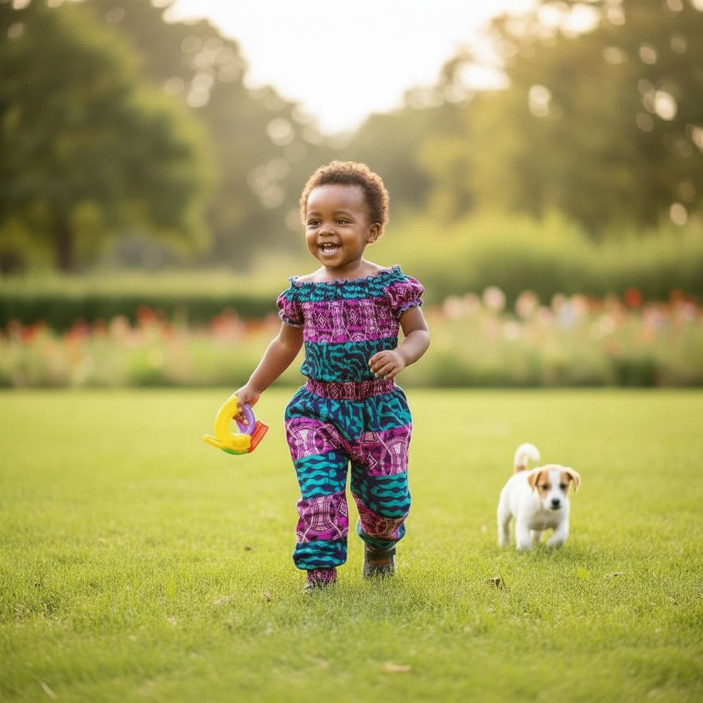 Combinaison enfant wax 4 ans colorée en coton élastiqué