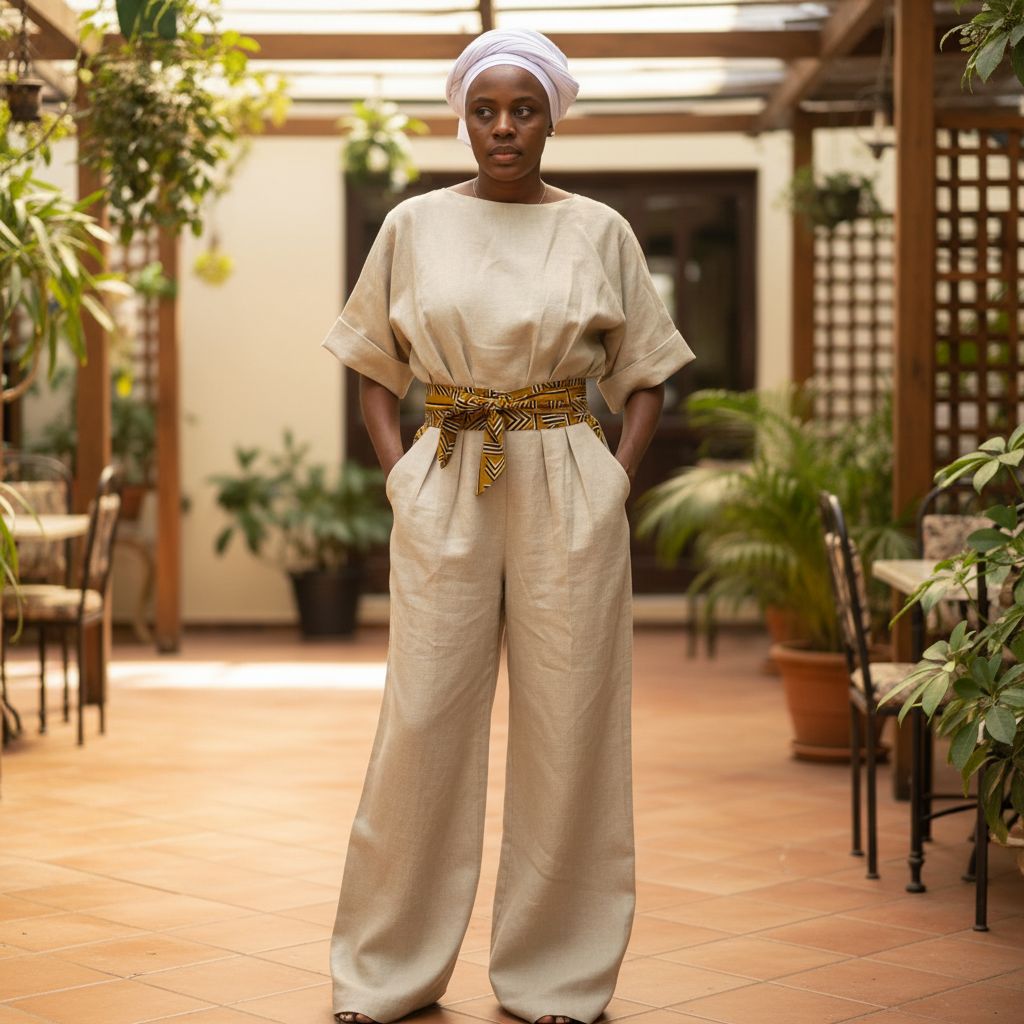 Combinaison en Lin Éco-Chic Femme