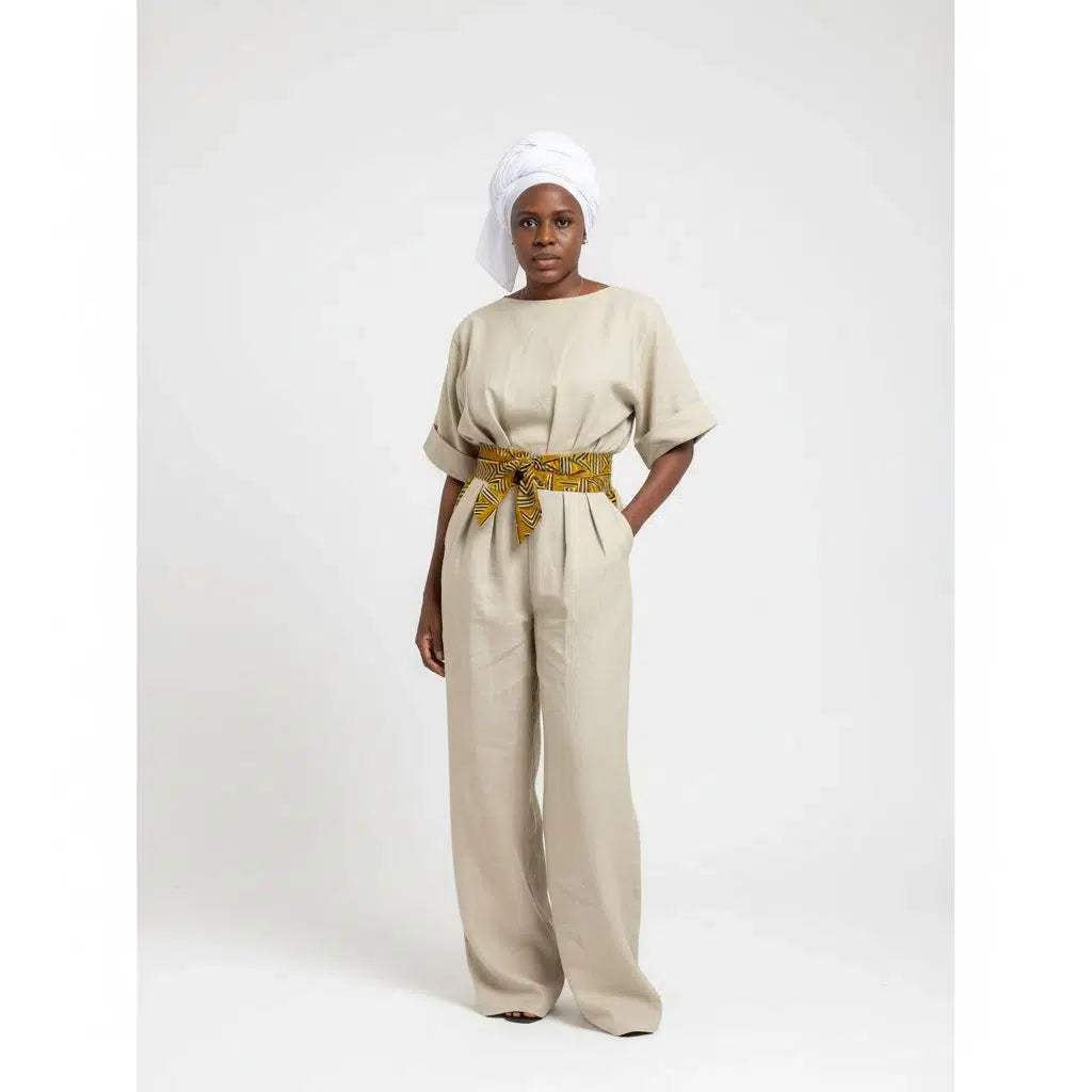 Combinaison en Lin Éco-Chic Femme