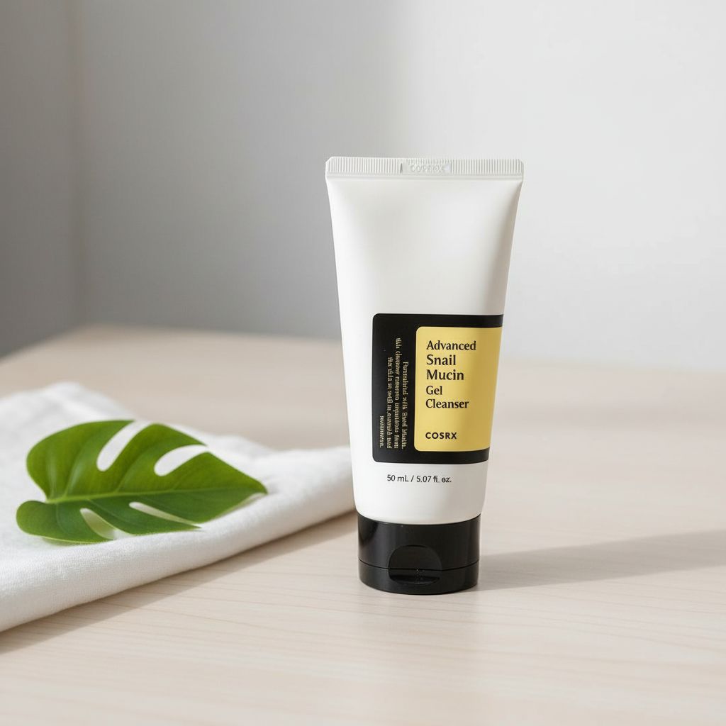 Cosrx anti tache : gel nettoyant escargot anti âge visage 50ml