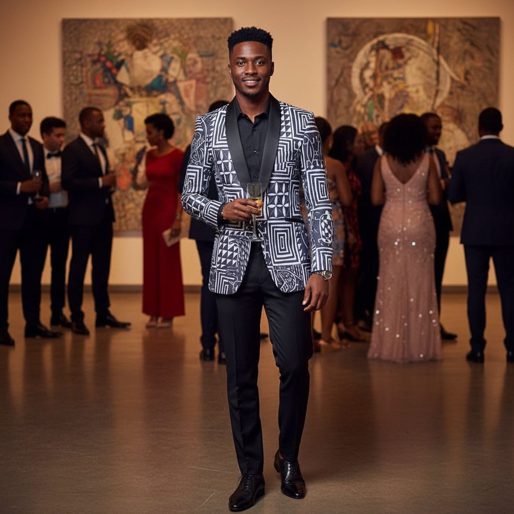 Costume homme noir et blanc