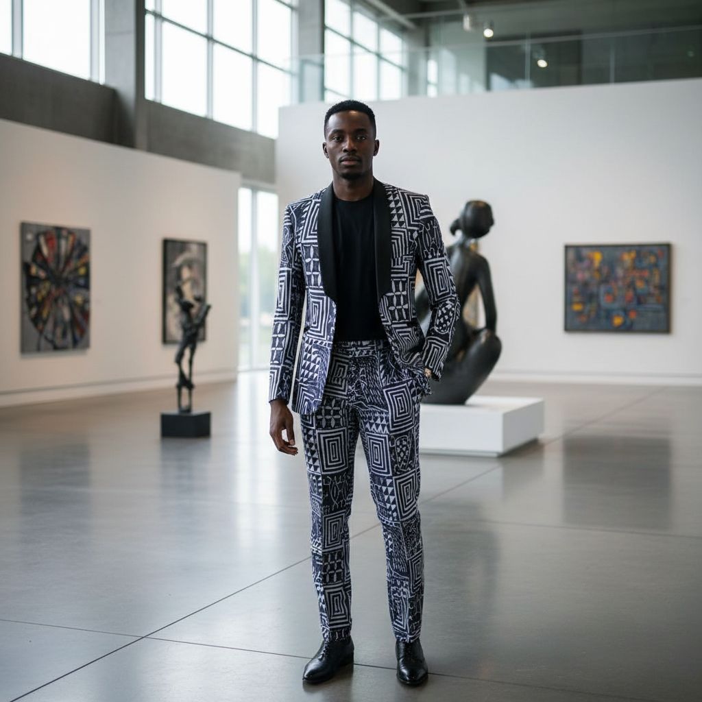 Costume homme noir et blanc