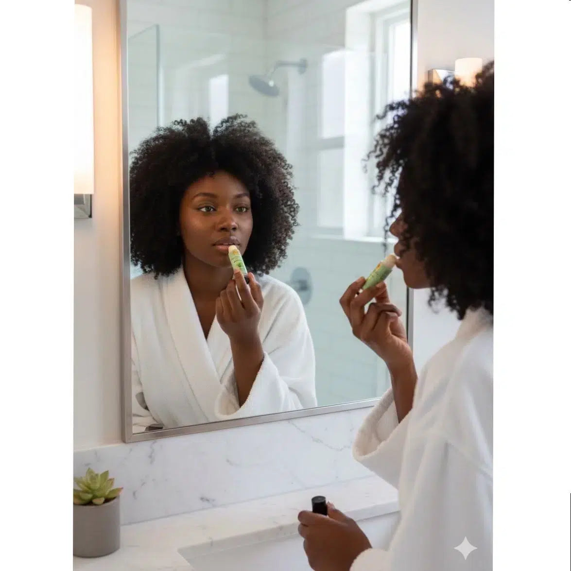 Baume à lèvres menthe hydratant naturel vegan