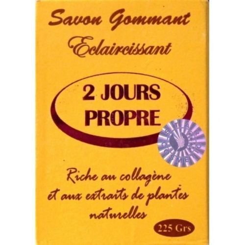 Savon gommant éclaircissant naturel – Exfoliant visage et corps 250g