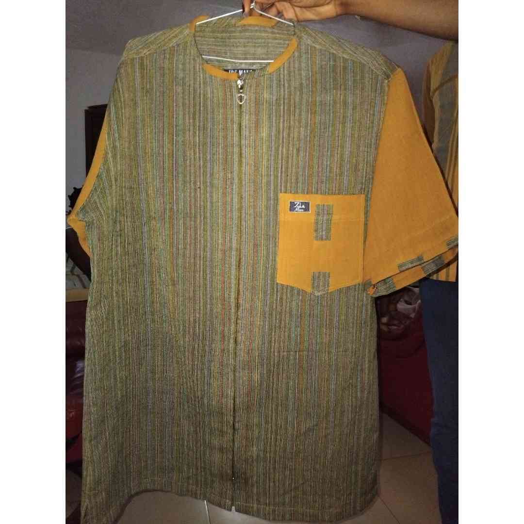 Chemise faso dafani coton colorée homme