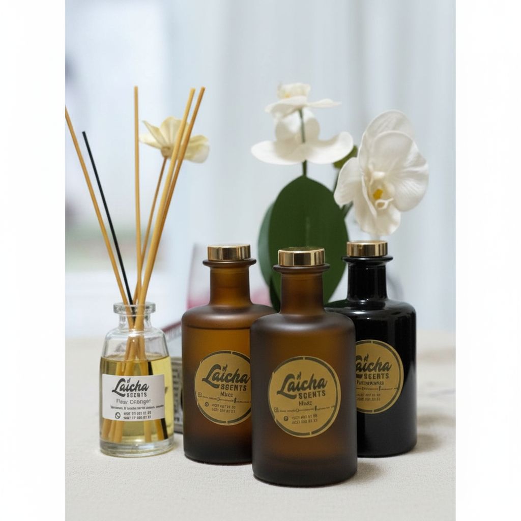 Diffuseur de parfum d'ambiance 250ml verre premium – Parfum maison luxe
