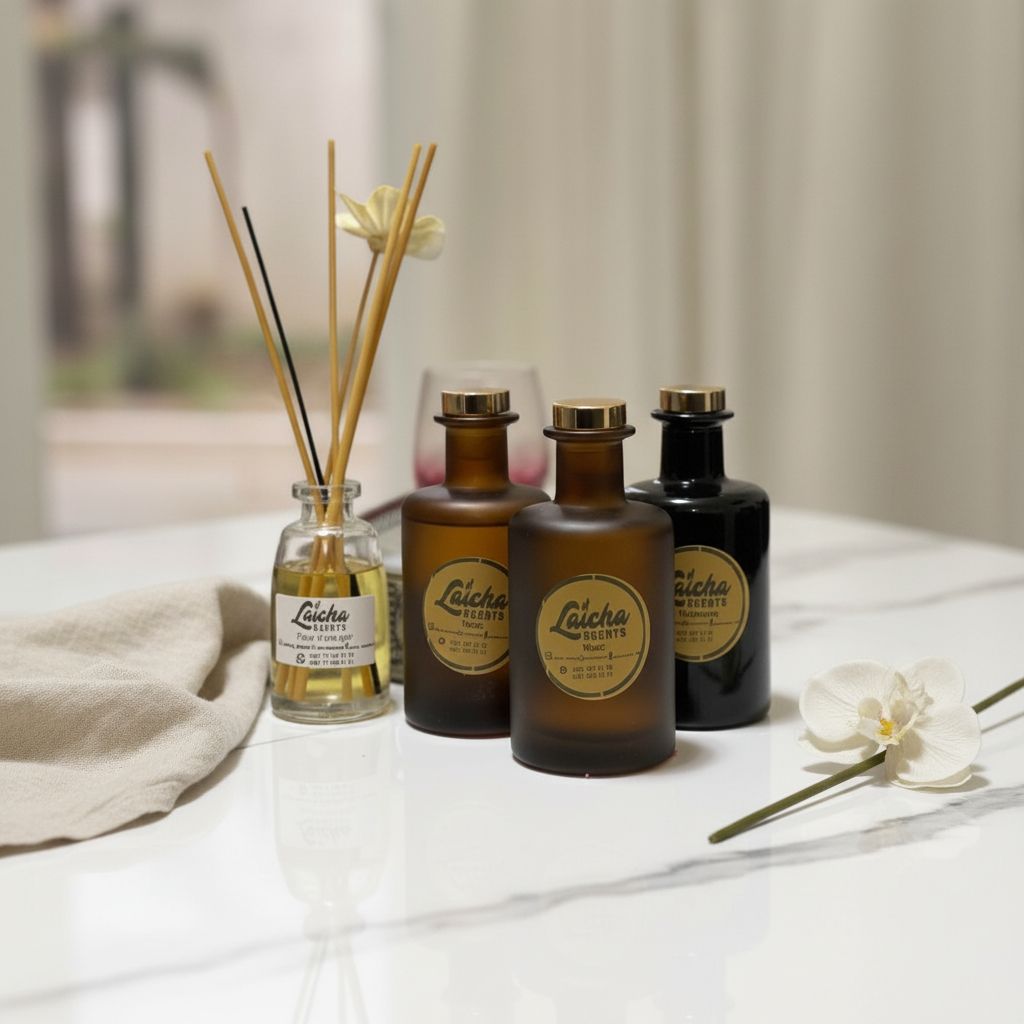 Diffuseur de parfum d'ambiance 250ml verre premium – Parfum maison luxe