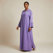 Djellaba femme moderne longue à capuche, confortable et élégante