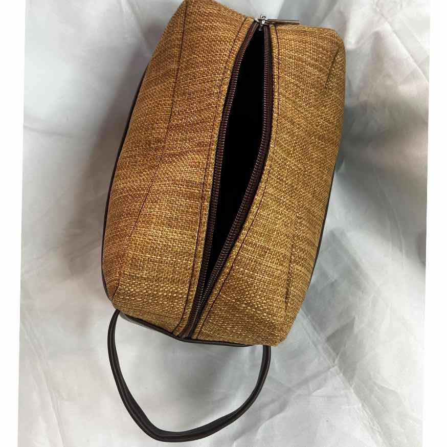 Trousse de toilette élégante en cuir, compacte et mixte, couleurs au choix