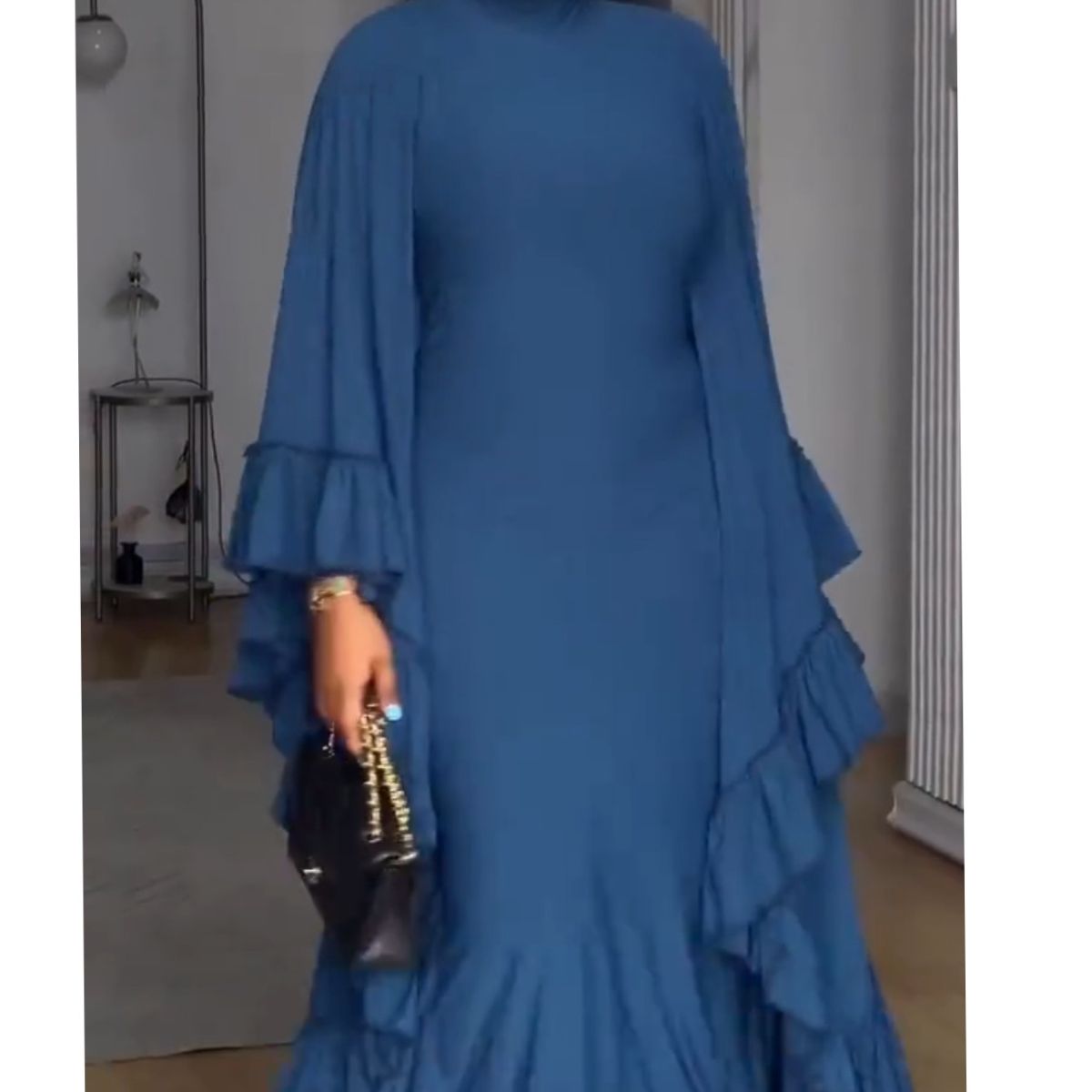 Robe femme crepe élégante longue ou courte idéale soirée et mariage