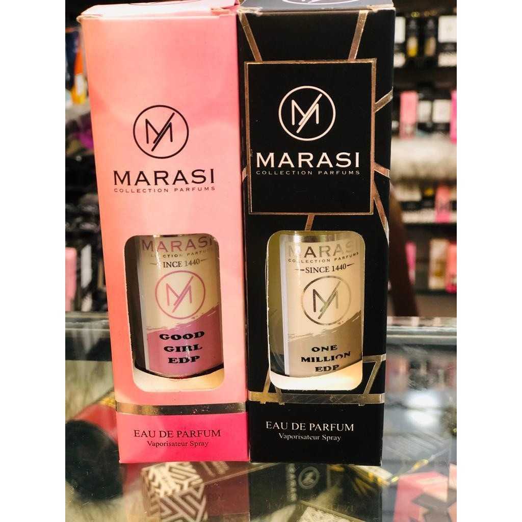 Parfum Marasi élégant 30ml ou 50ml, longue tenue, femme et homme, spray premium