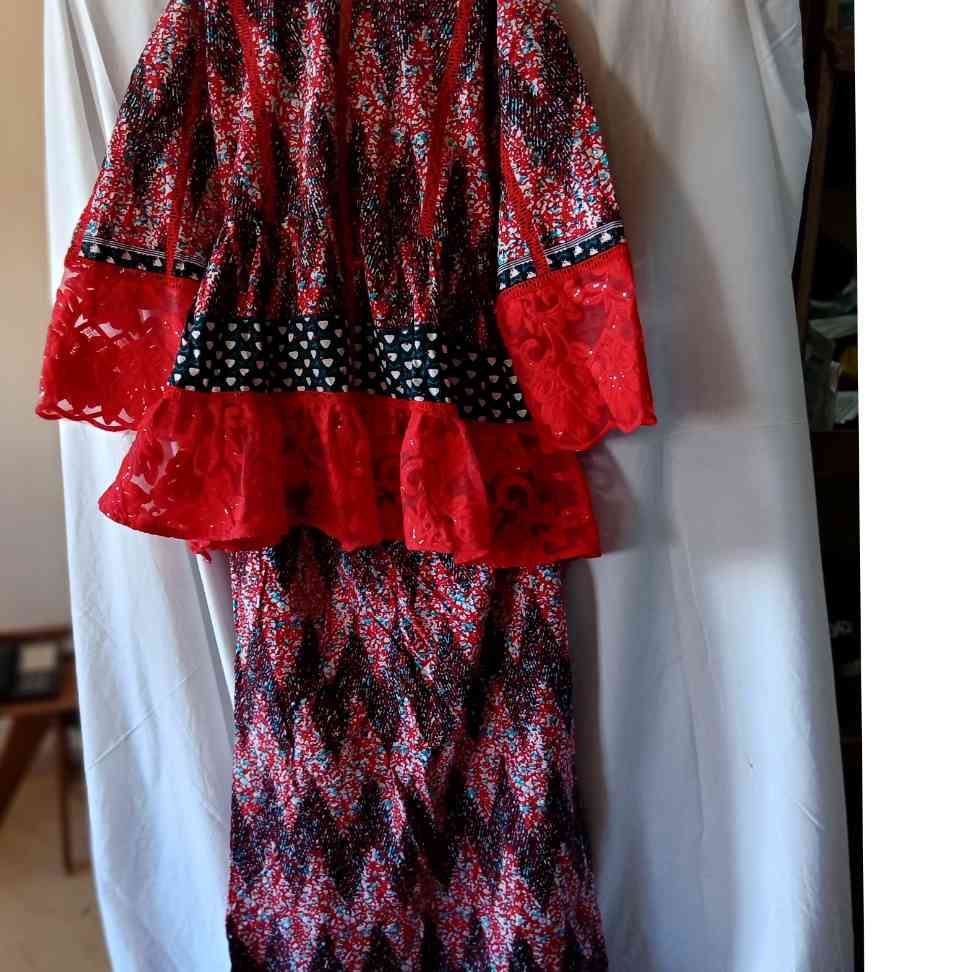 Ensemble wax rouge femme