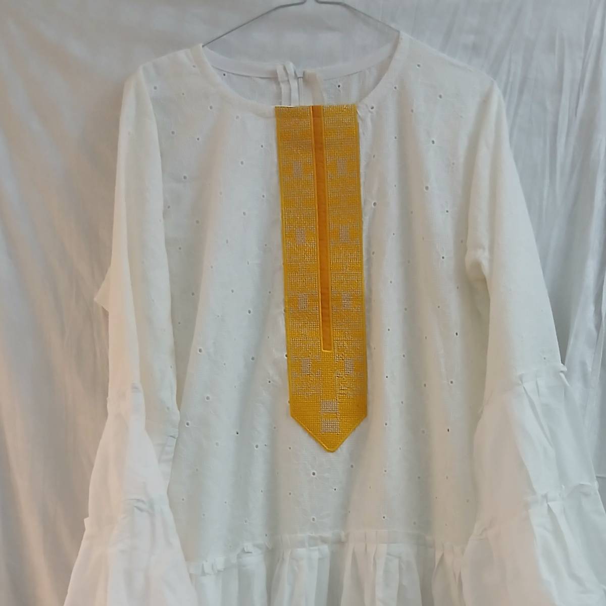 Ensemble femme coton bohème chic, robe élégante été grande taille