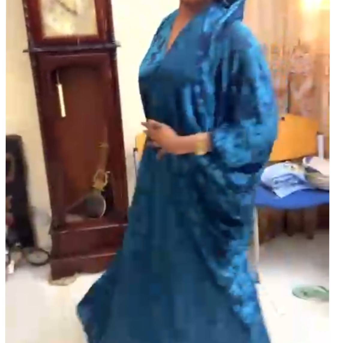 Robe femme en velours