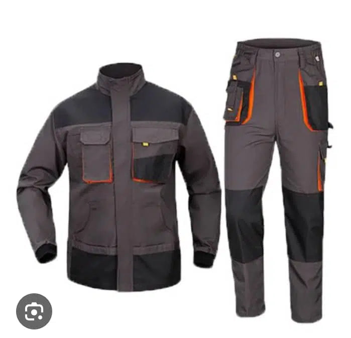 Tenue de Travail Ergonomique Gris Noir - Confort et Style Pro