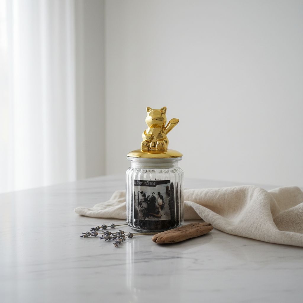 Encens diffuseur de parfum africaine décoratif rouge et noir, artisanat exotique