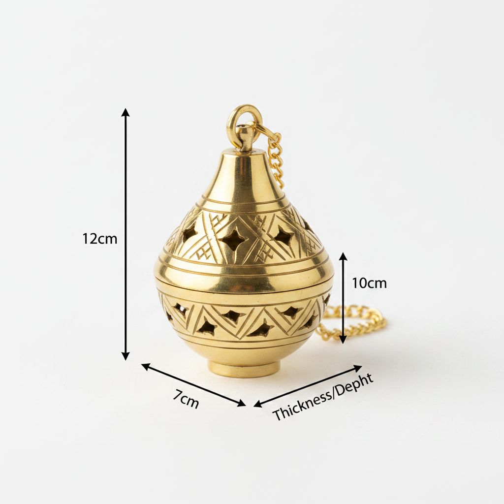 Encens diffuseur de parfum africaine décoratif rouge et noir, artisanat exotique