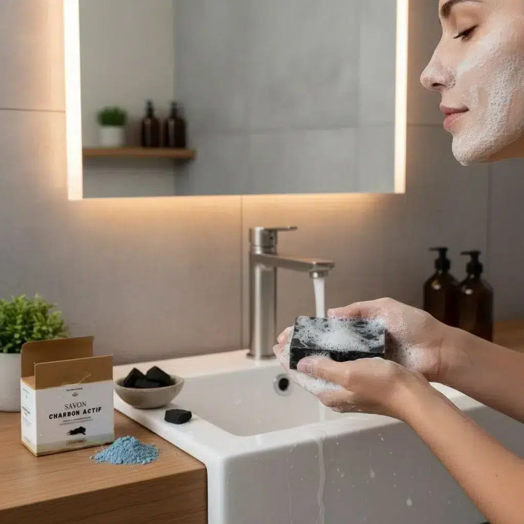 savon détox naturel purifiant pour un teint éclatant