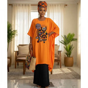 Ensemble africain femme coton ample