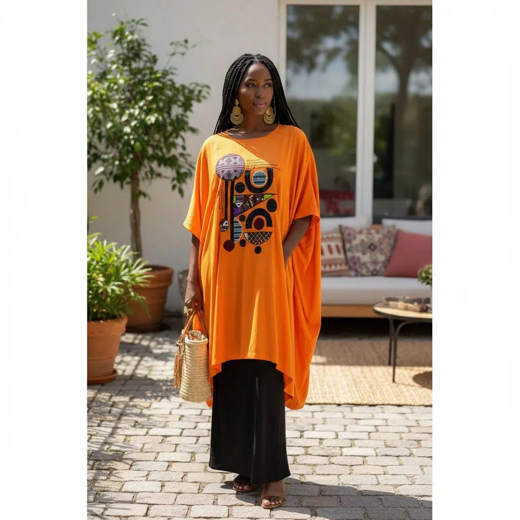 Ensemble africain femme coton ample