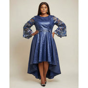 Ensemble Geztner dentelle bleu marine femme élégant soirée ou mariage