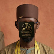 Bonnet Ousmane Sonko artisanal – Chapeau traditionnel africain homme coton
