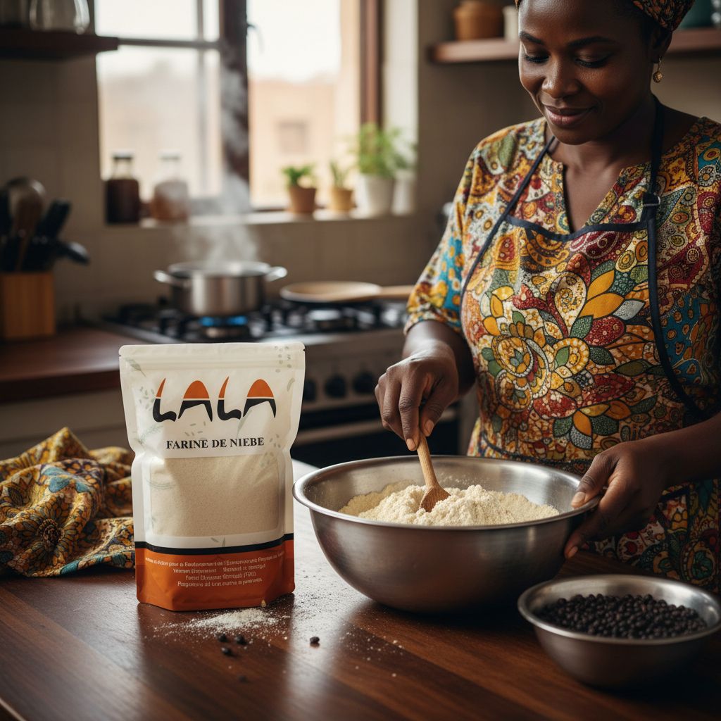 Farine de haricot niebe africaine (400g)