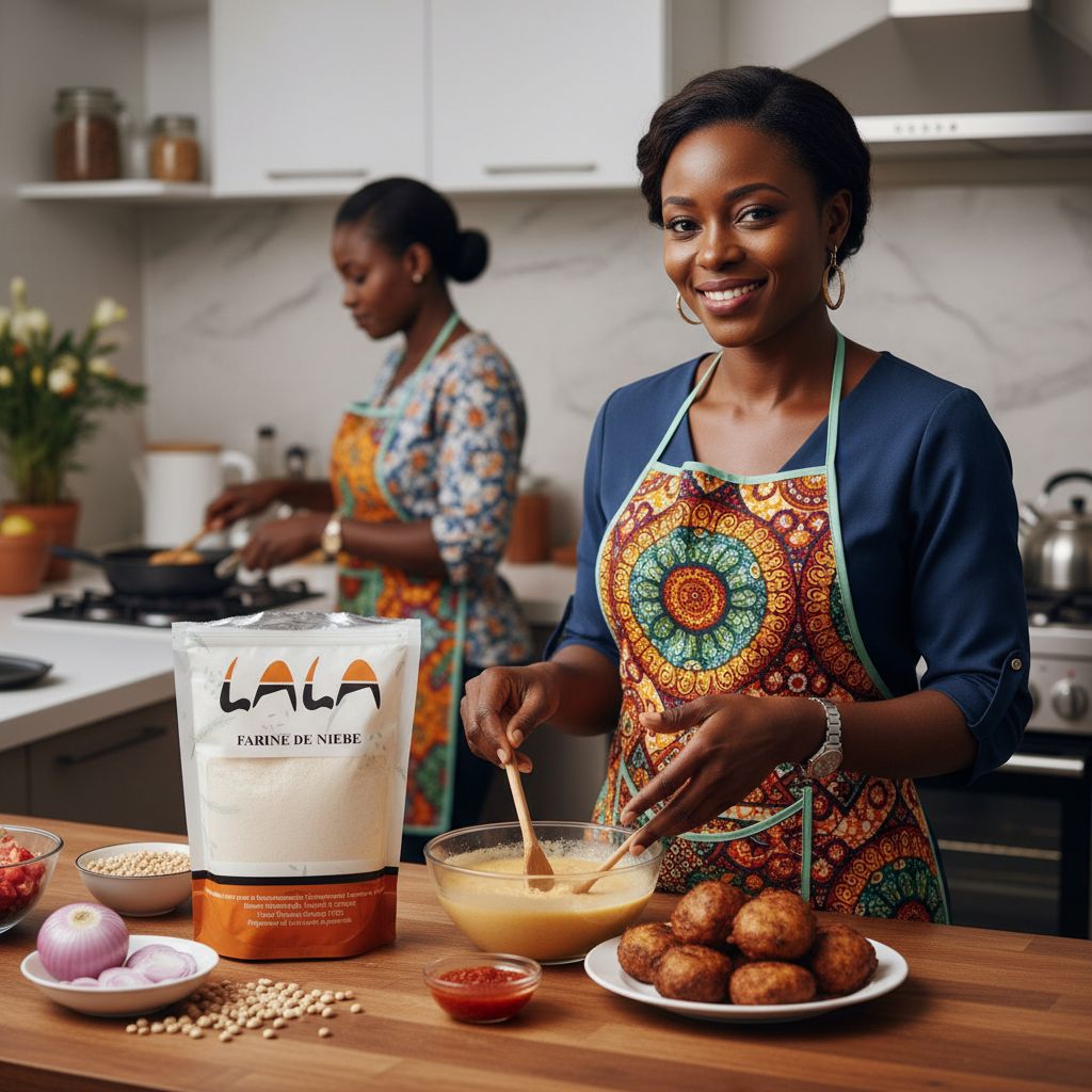 Farine de haricot niebe africaine (400g)