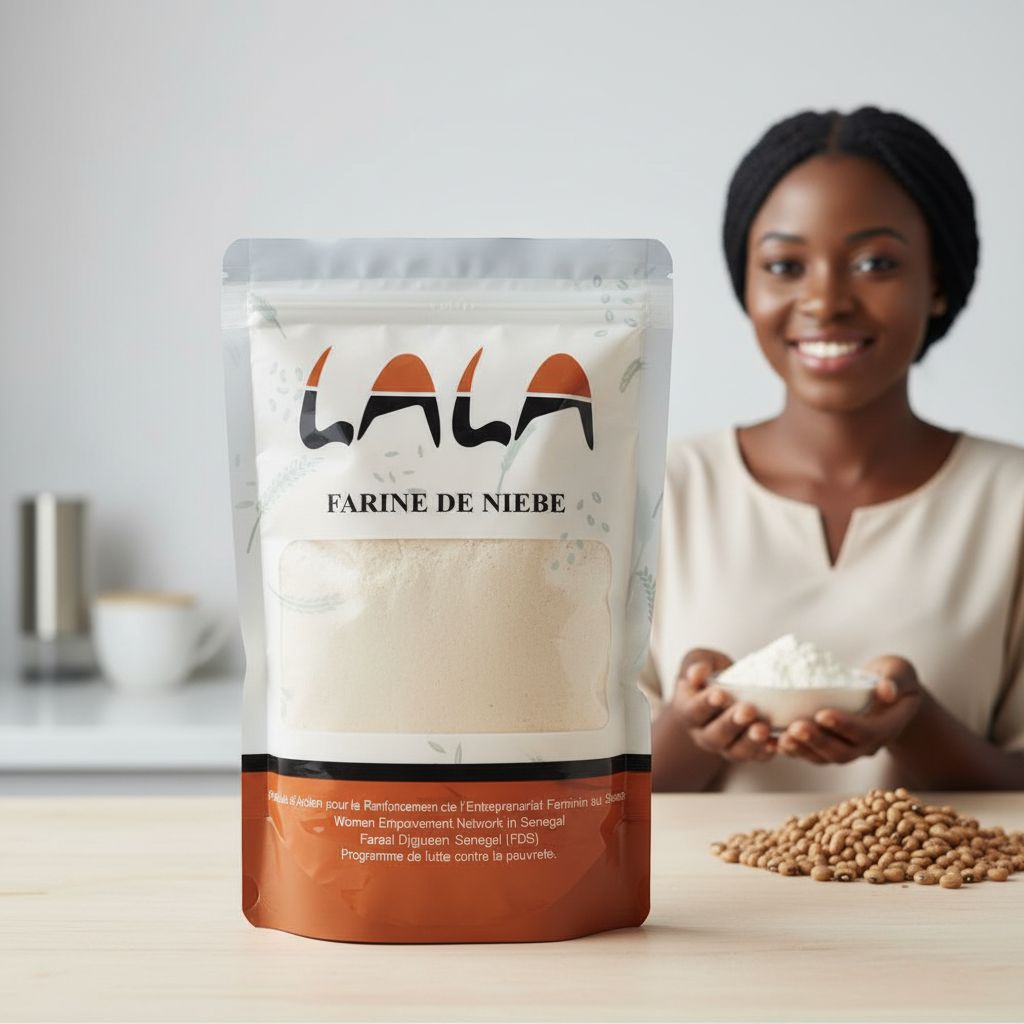 Farine de haricot niebe africaine (400g)