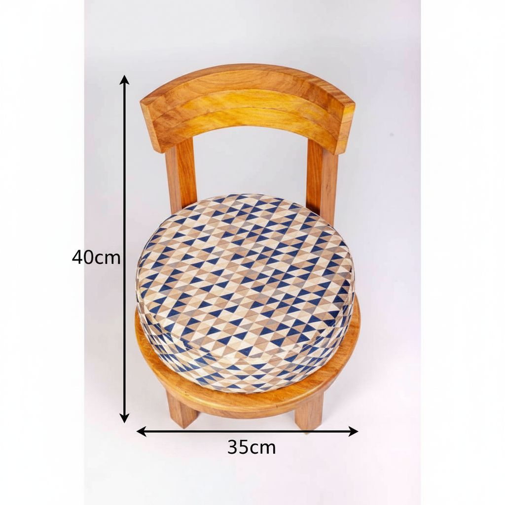 Fauteuil boabab bois massif design afrochic, confortable et moderne