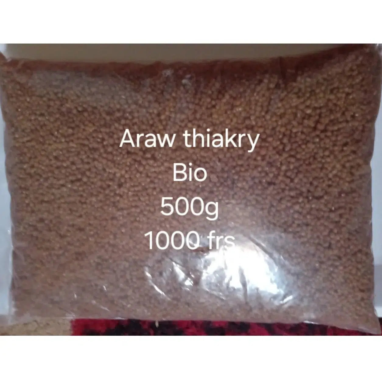 Araw Thiakry Bio 1kg le Dessert Sénégalais au céréales saines