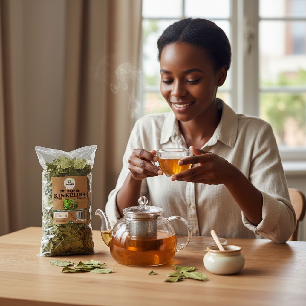 Feuille Kinkeliba 50g – Infusion naturelle, thé africain bio et detox