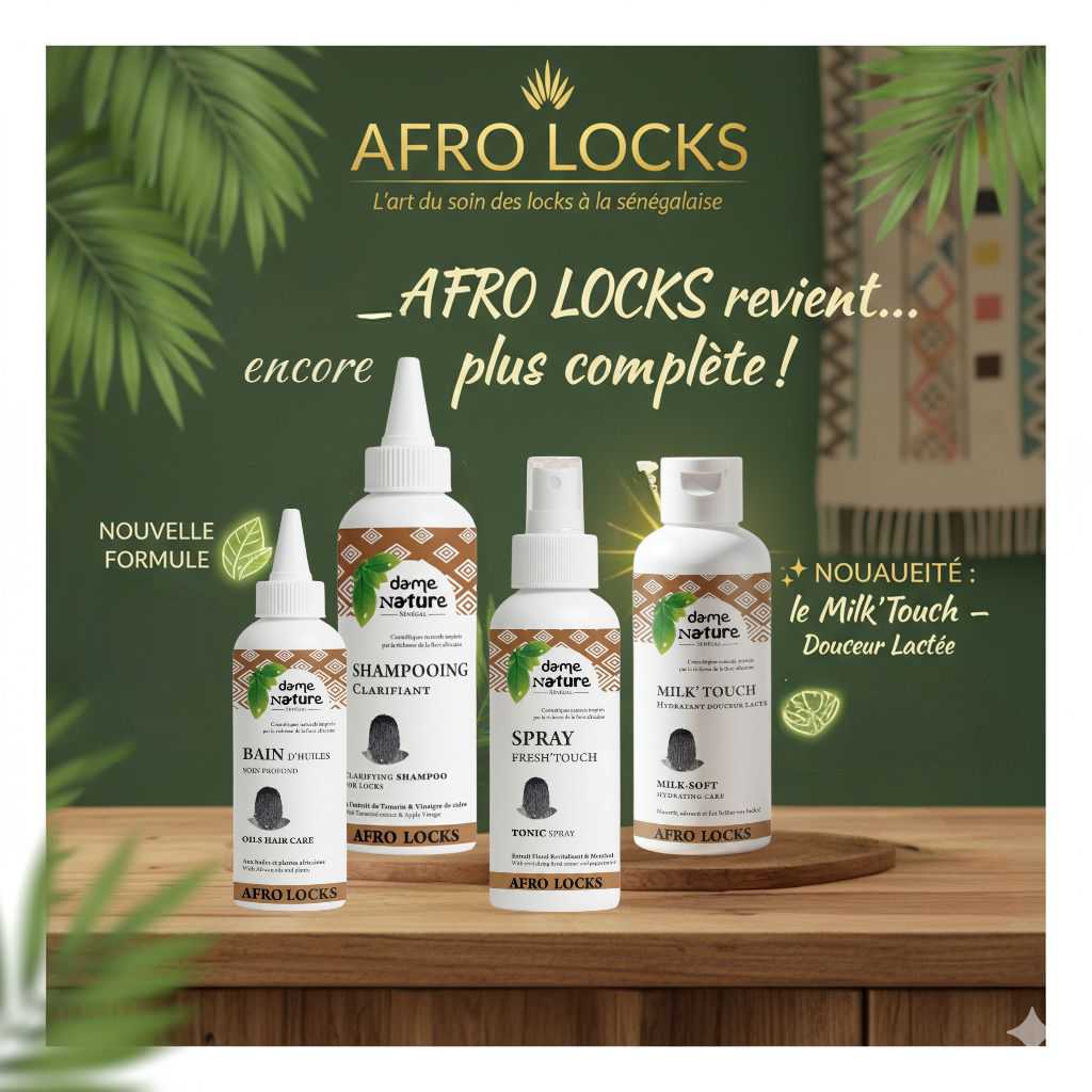 Pack soins hydratation de cheveux locks et afro