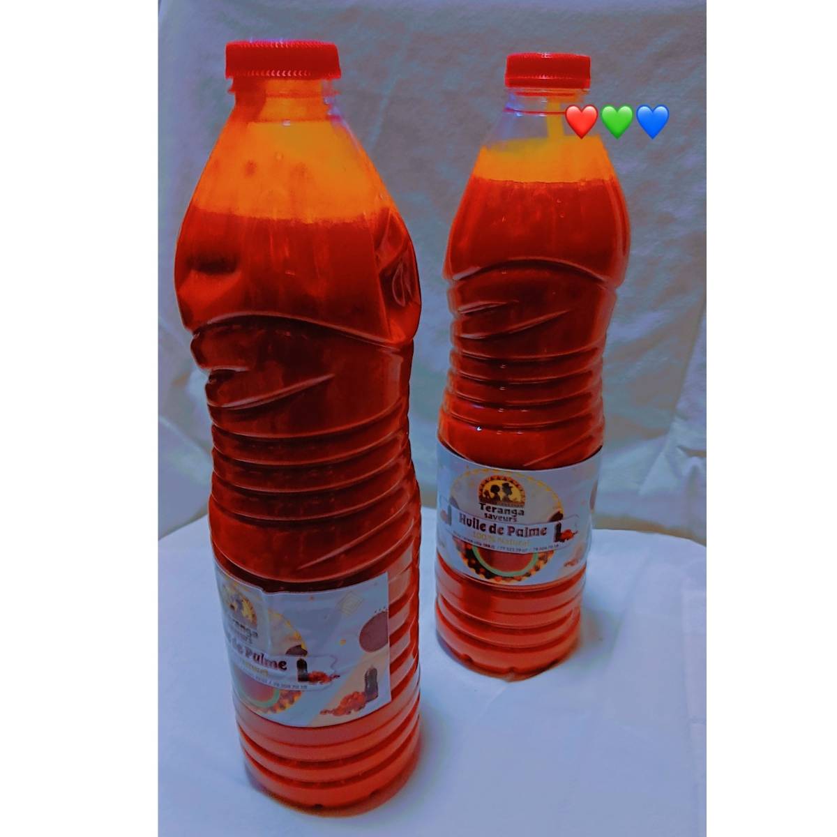 Miel et huile de palme 1,5 L – Produit naturel, miel pur artisanal