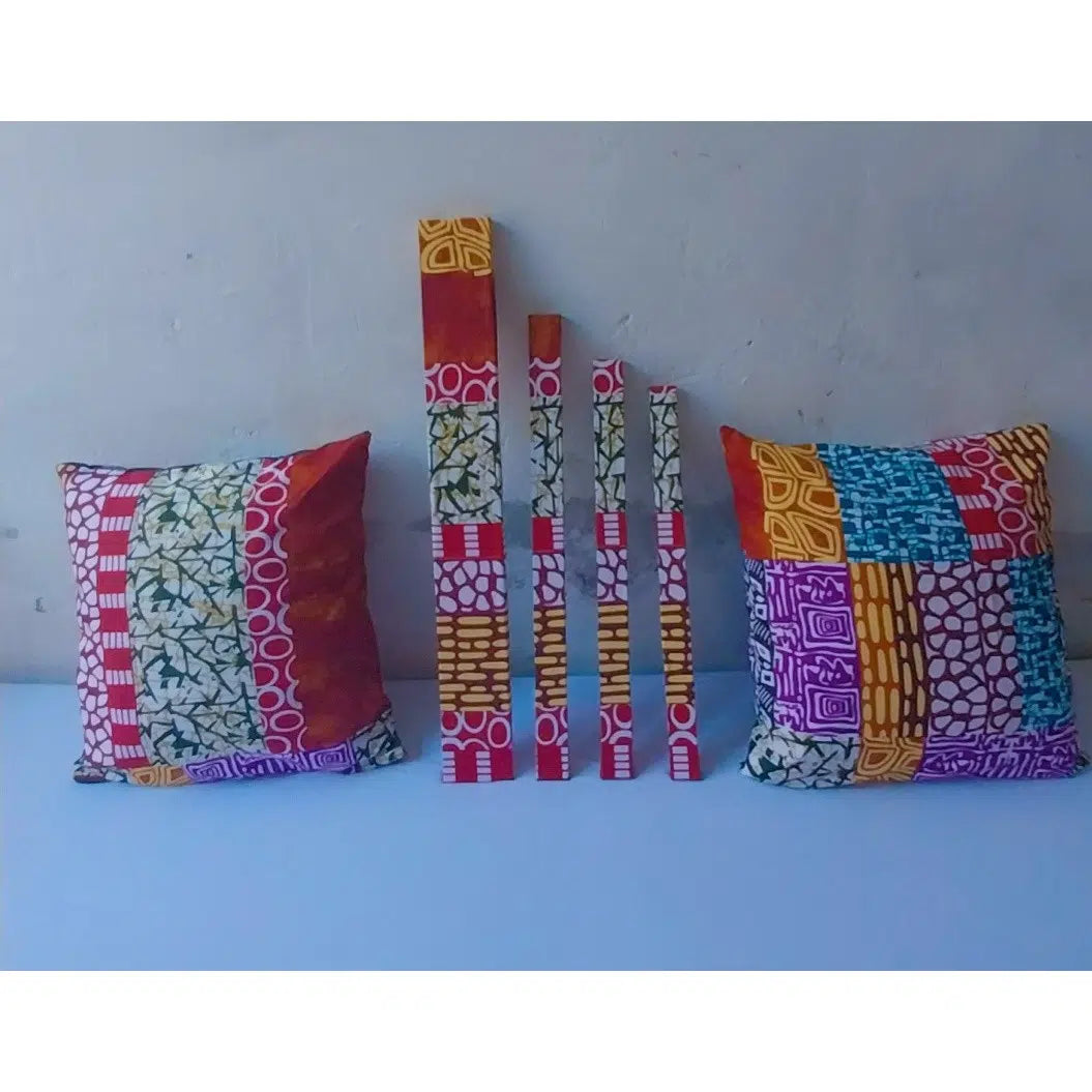 Housses de coussins wax 45x45 cm