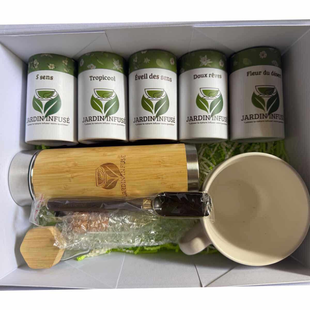 Coffret cadeau box premium thés et infusions naturelles