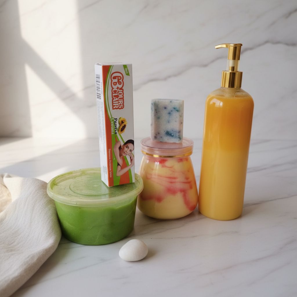 Gamme urgence blanchissante – Pack soin complet naturel pour peau éclatante