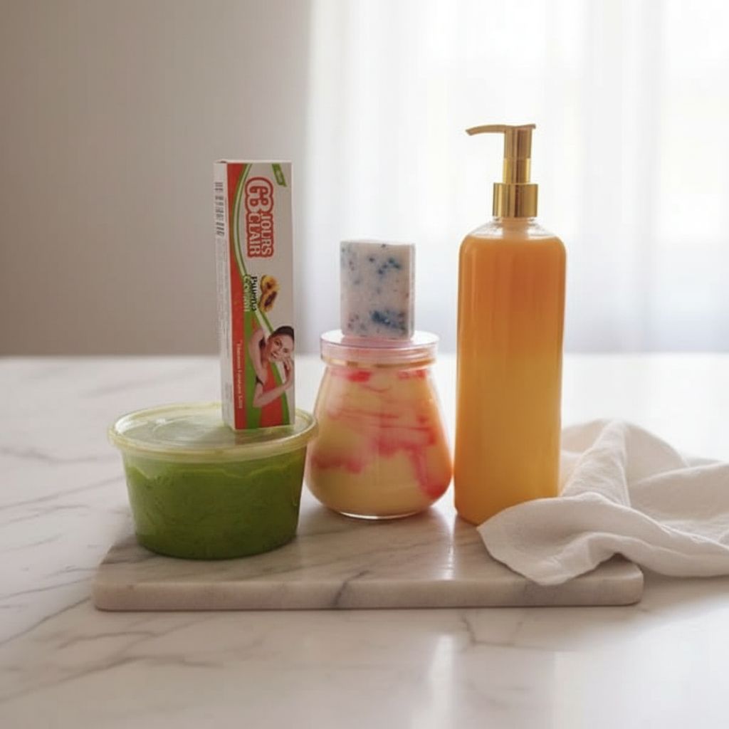 Gamme urgence blanchissante – Pack soin complet naturel pour peau éclatante