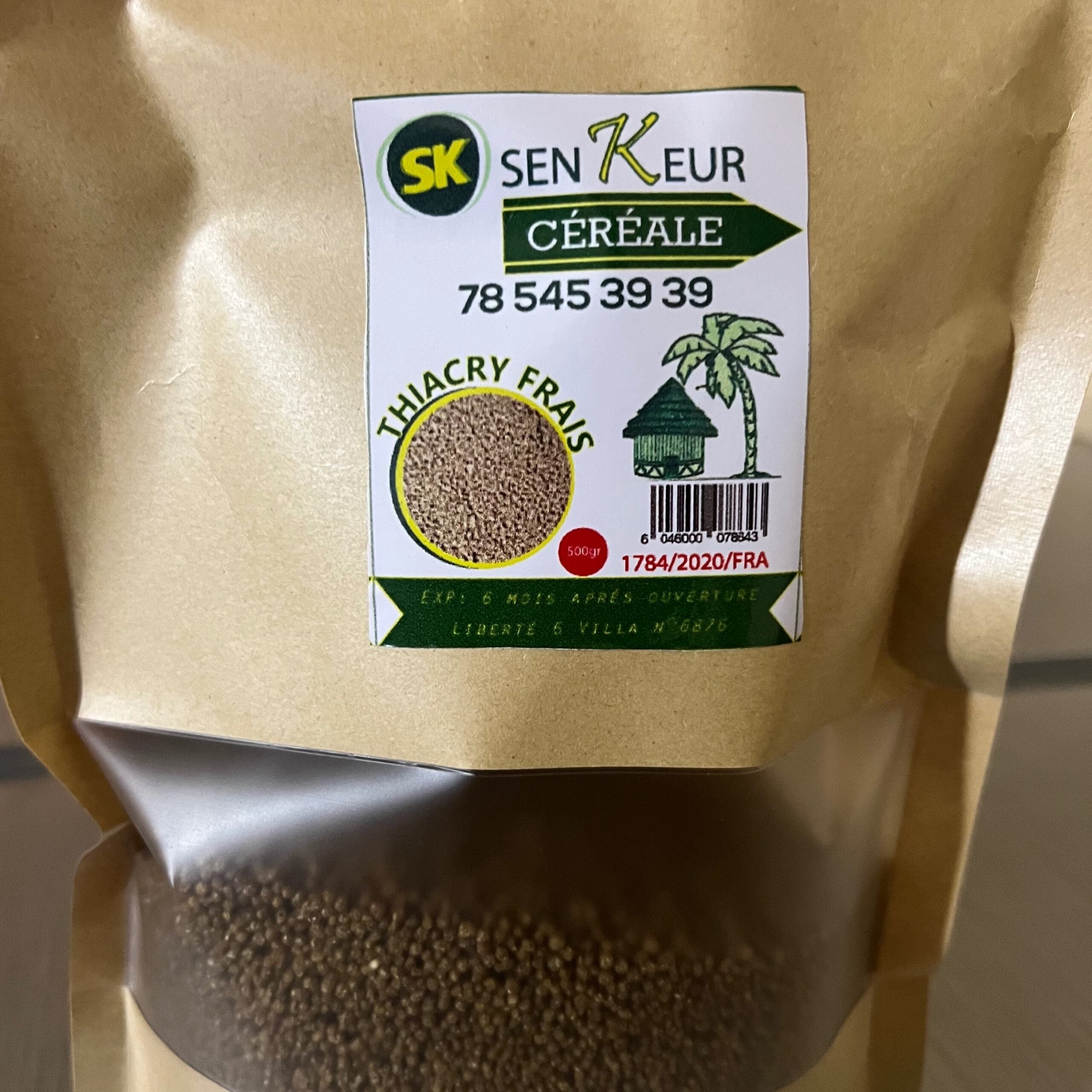 Thiackry sec artisanal – Céréale africaine naturelle, dessert sénégalais