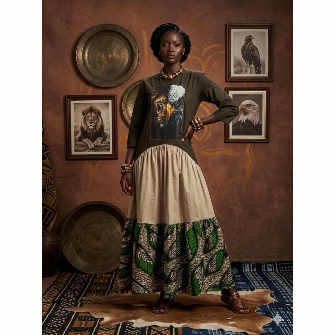Robe personnalisée exclusive en vert taille XL M L XXL