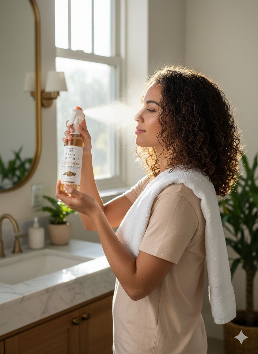 Spray hydratant cheveux au Bissap Blanc