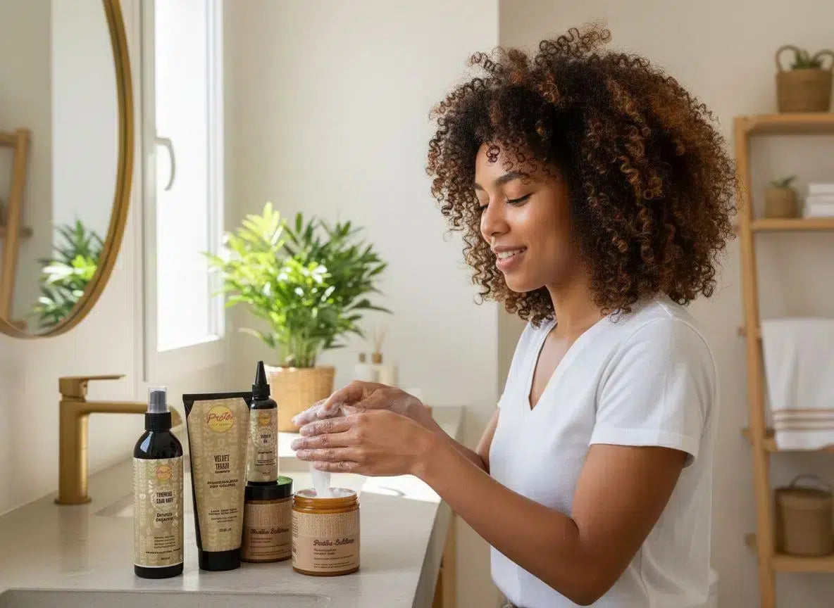 Soin cheveux texturés nutrition intense pour brillance et force