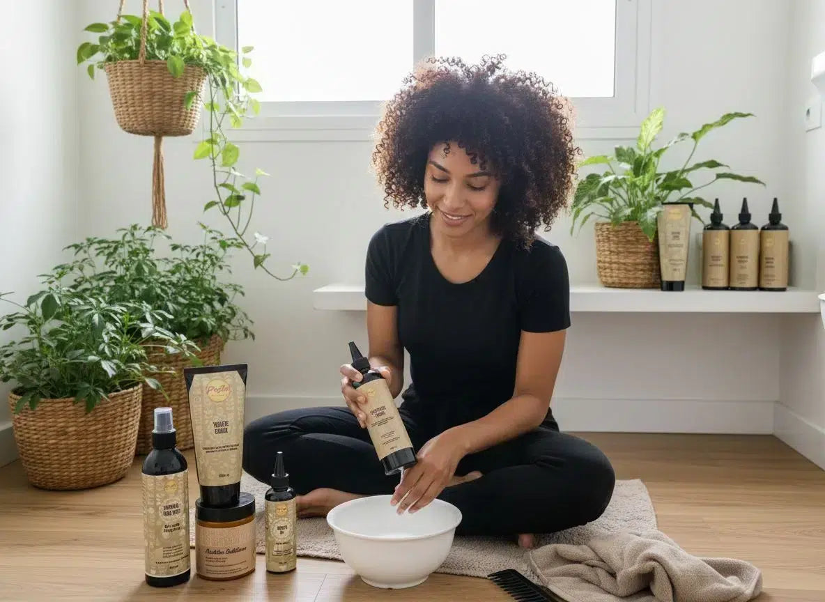 Soin cheveux texturés nutrition intense pour brillance et force