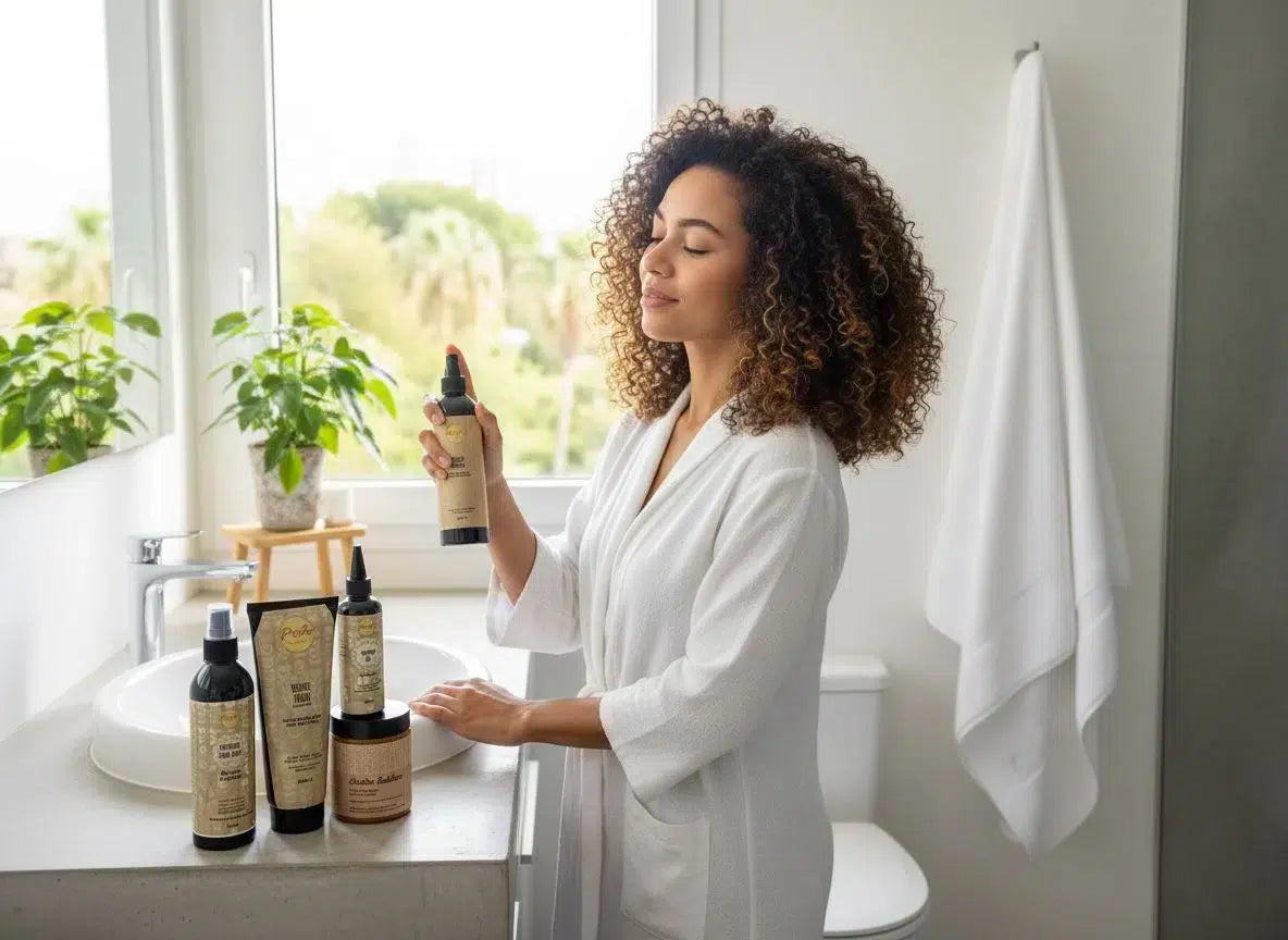 Soin cheveux texturés nutrition intense pour brillance et force