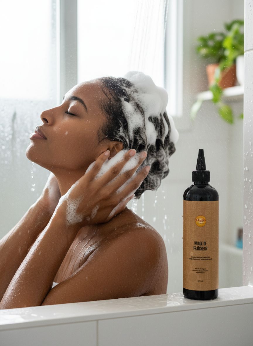 Shampoing douceur Nuage De Fraîcheur Karité, Argan, Cristaux de Menthe