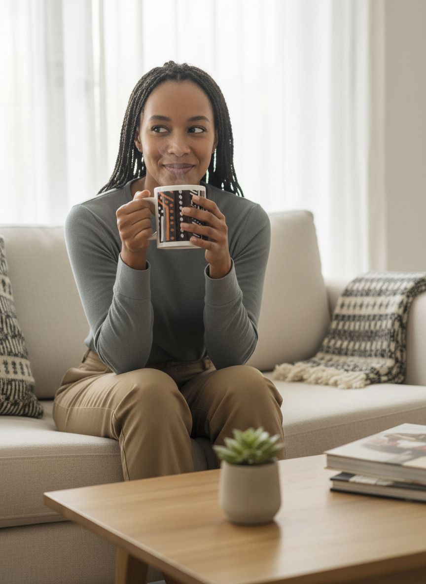 Mug Céramique Ethnique Africain - Touche Exotique Colorée