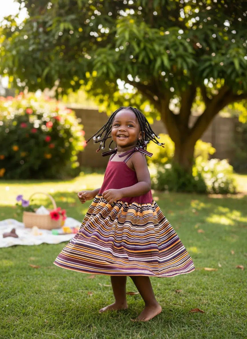 Robe bébé wax élégante pour un été chic et confortable
