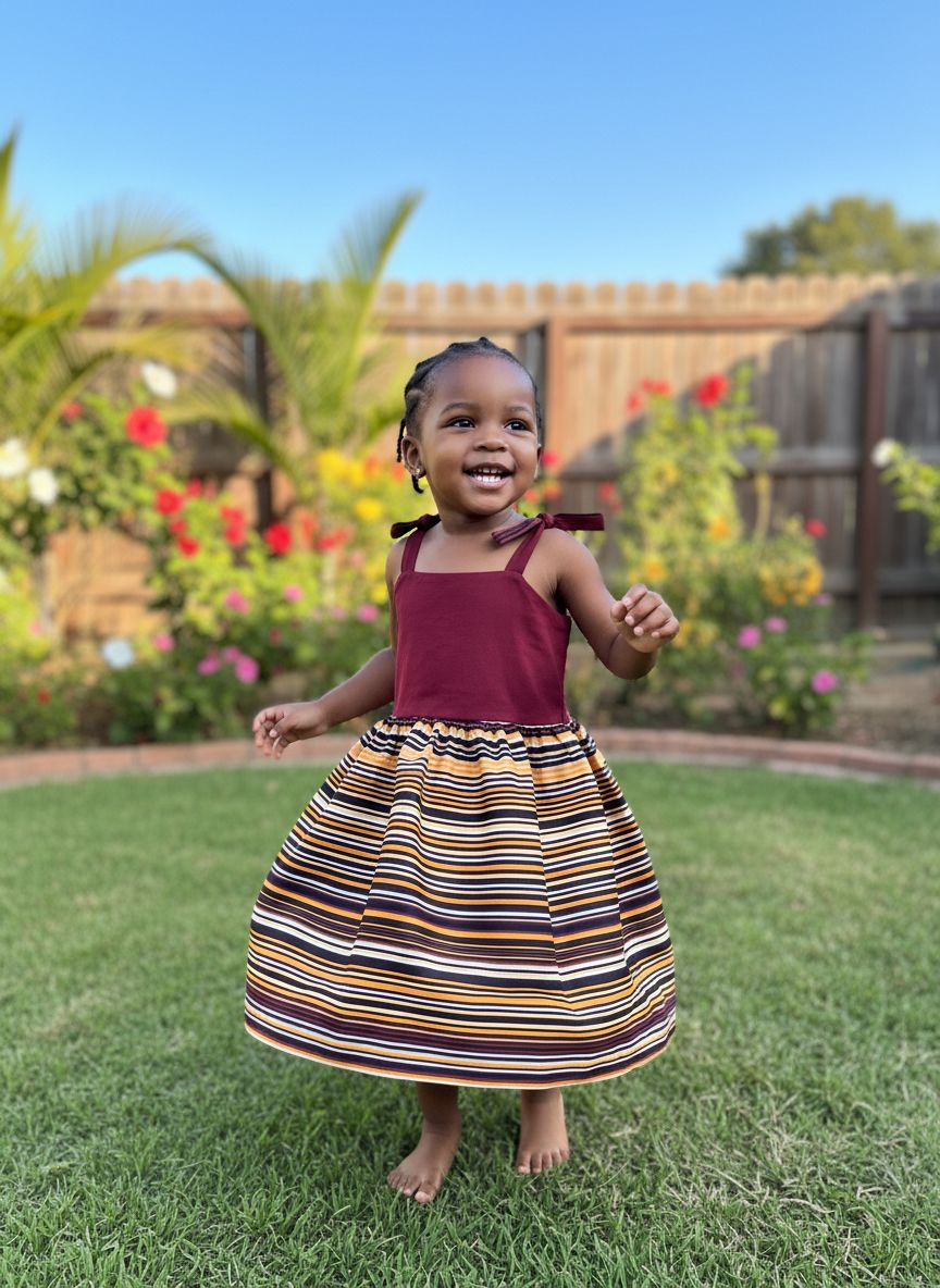 Robe bébé wax élégante pour un été chic et confortable