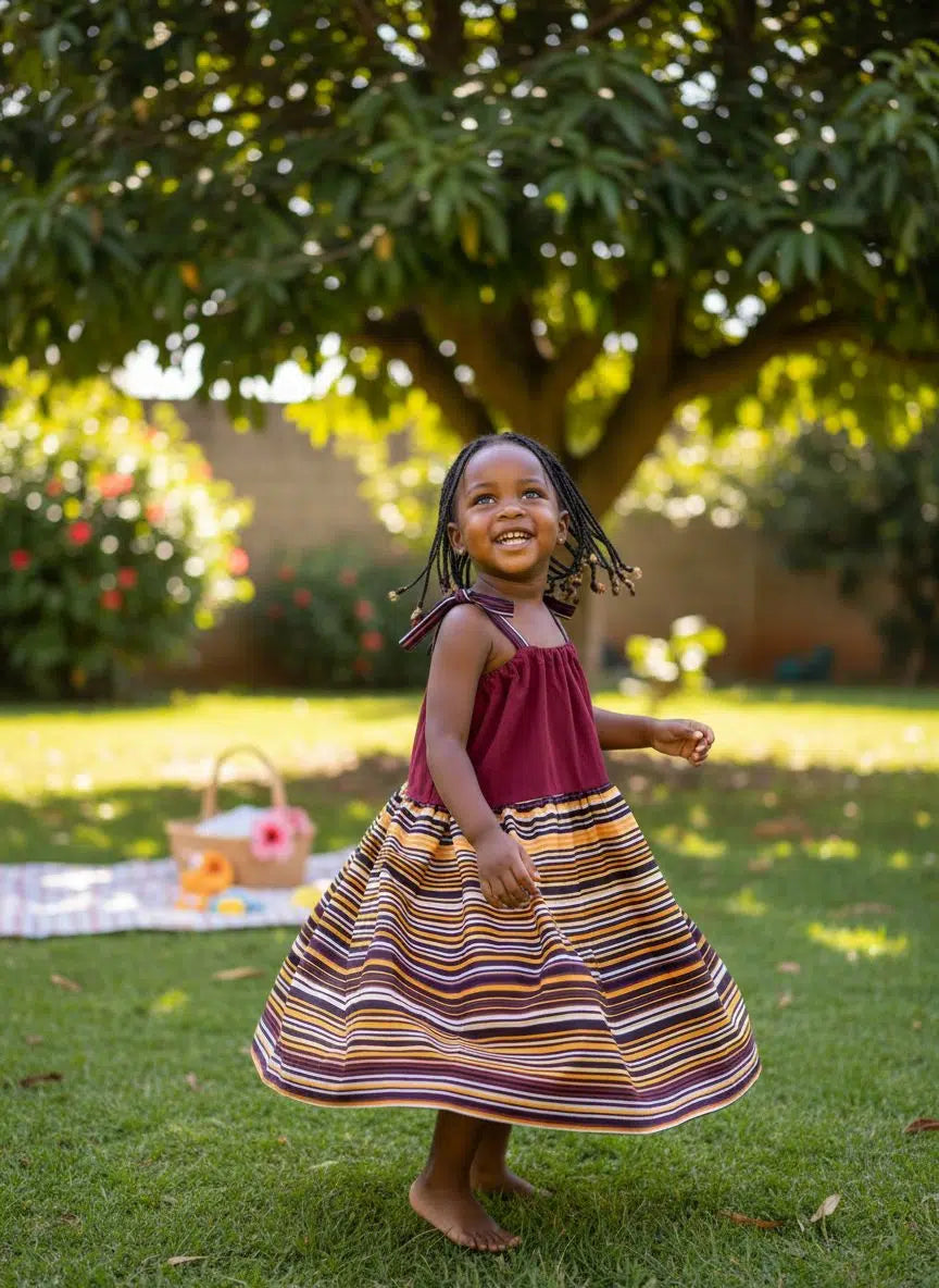 Robe bébé wax élégante pour un été chic et confortable